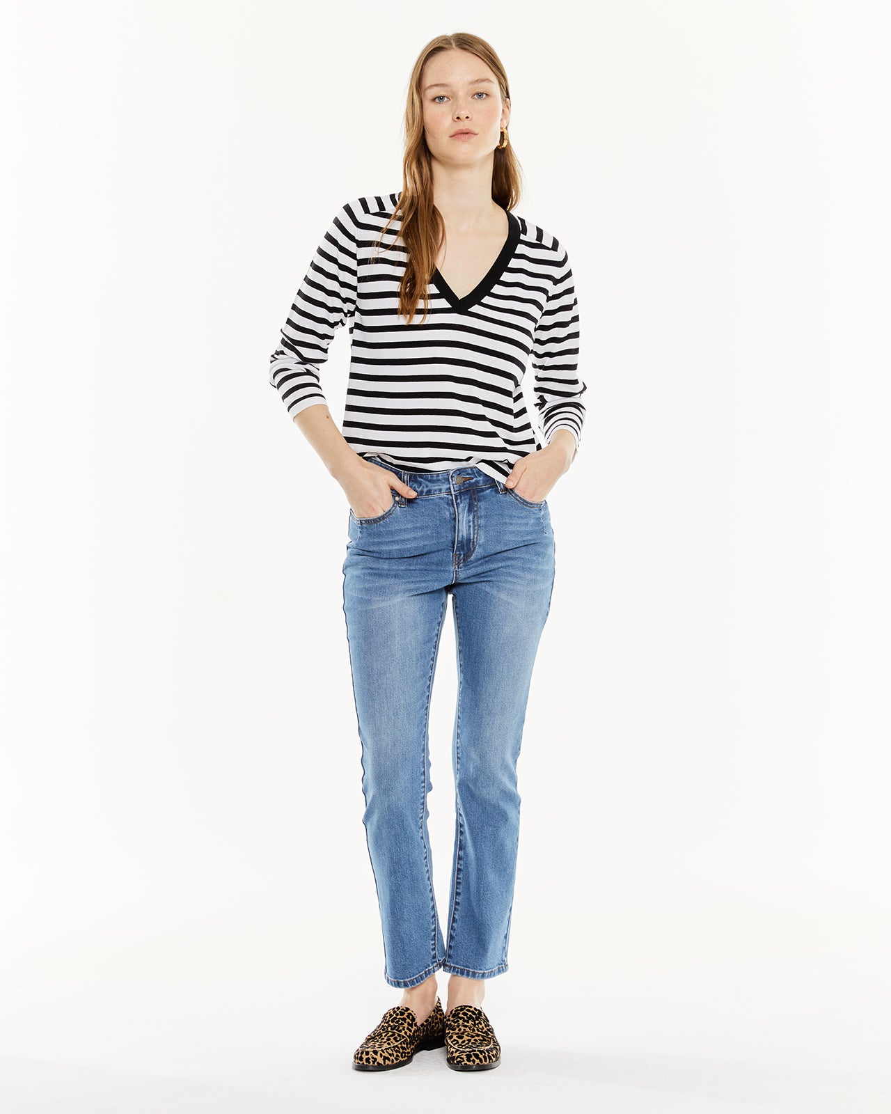 Pantalon en jean à 5 poches