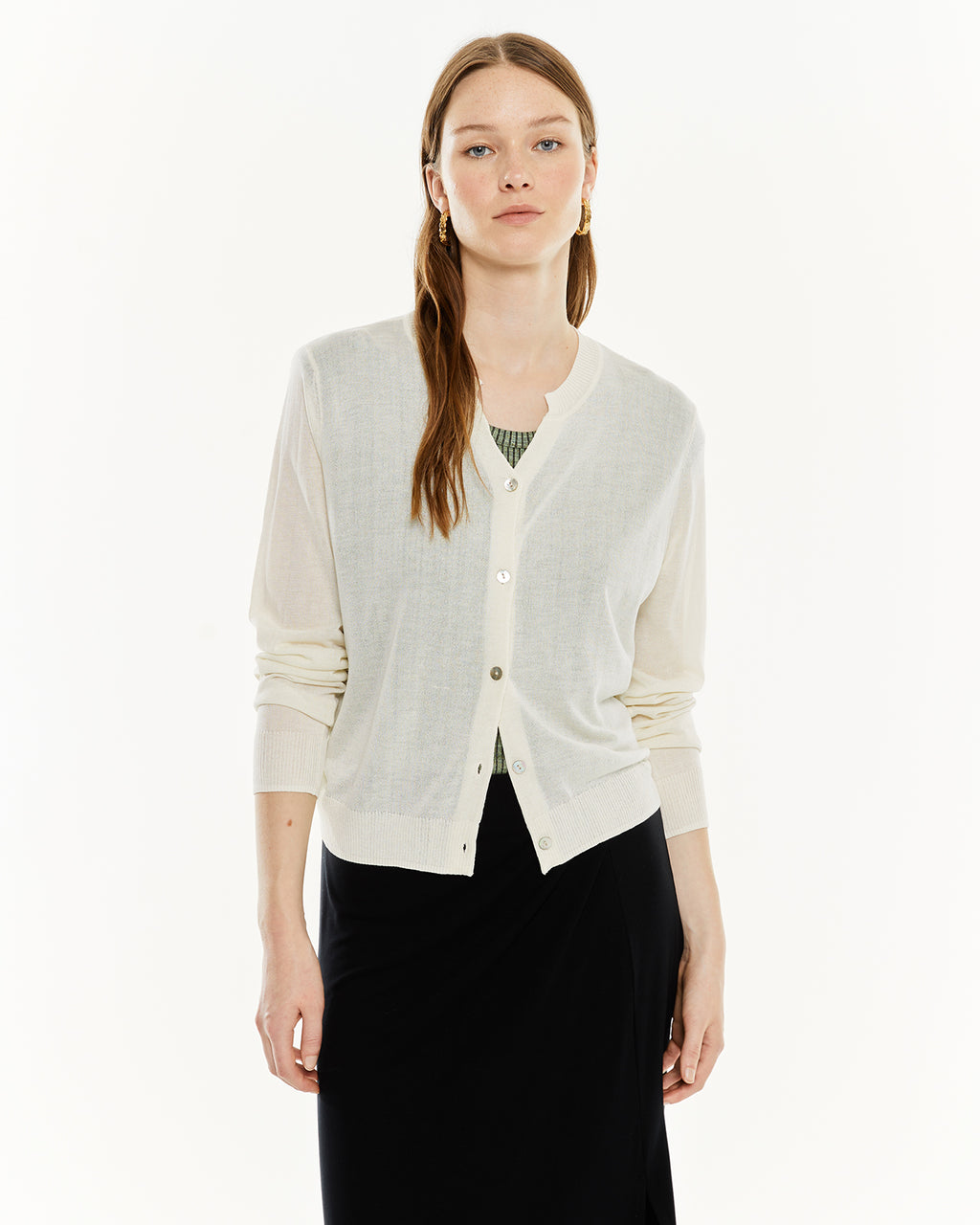 Cárdigan cuello mao