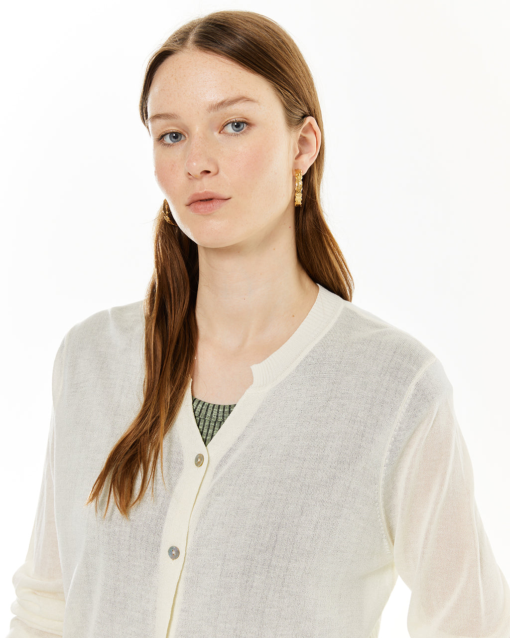 Cárdigan cuello mao