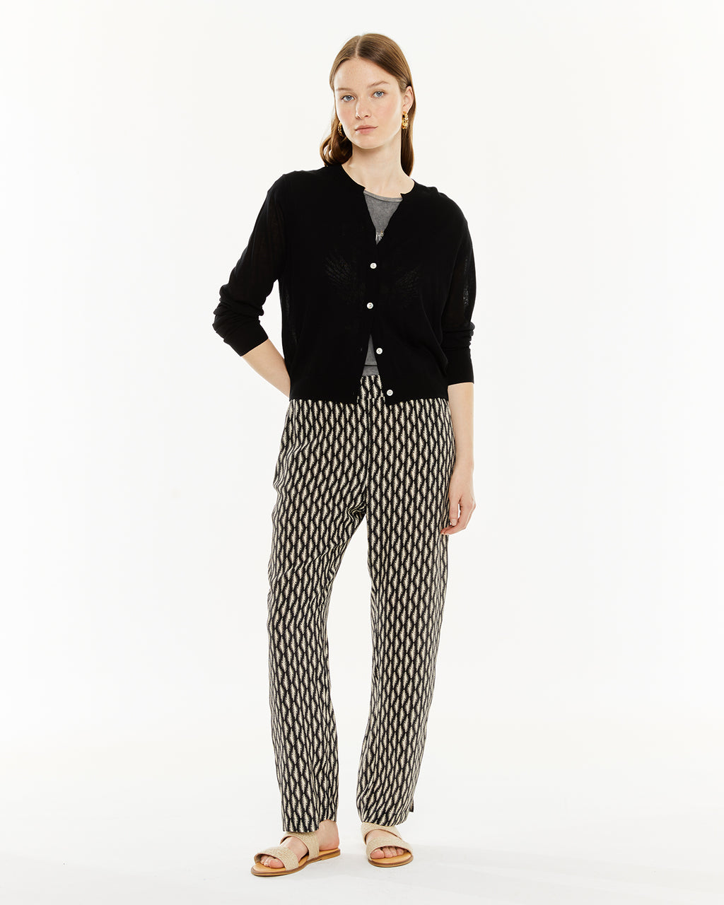 Cárdigan cuello mao