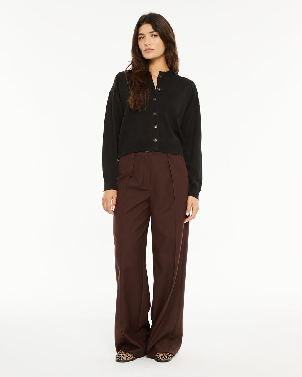 Cárdigan botones,detalle en tapeta