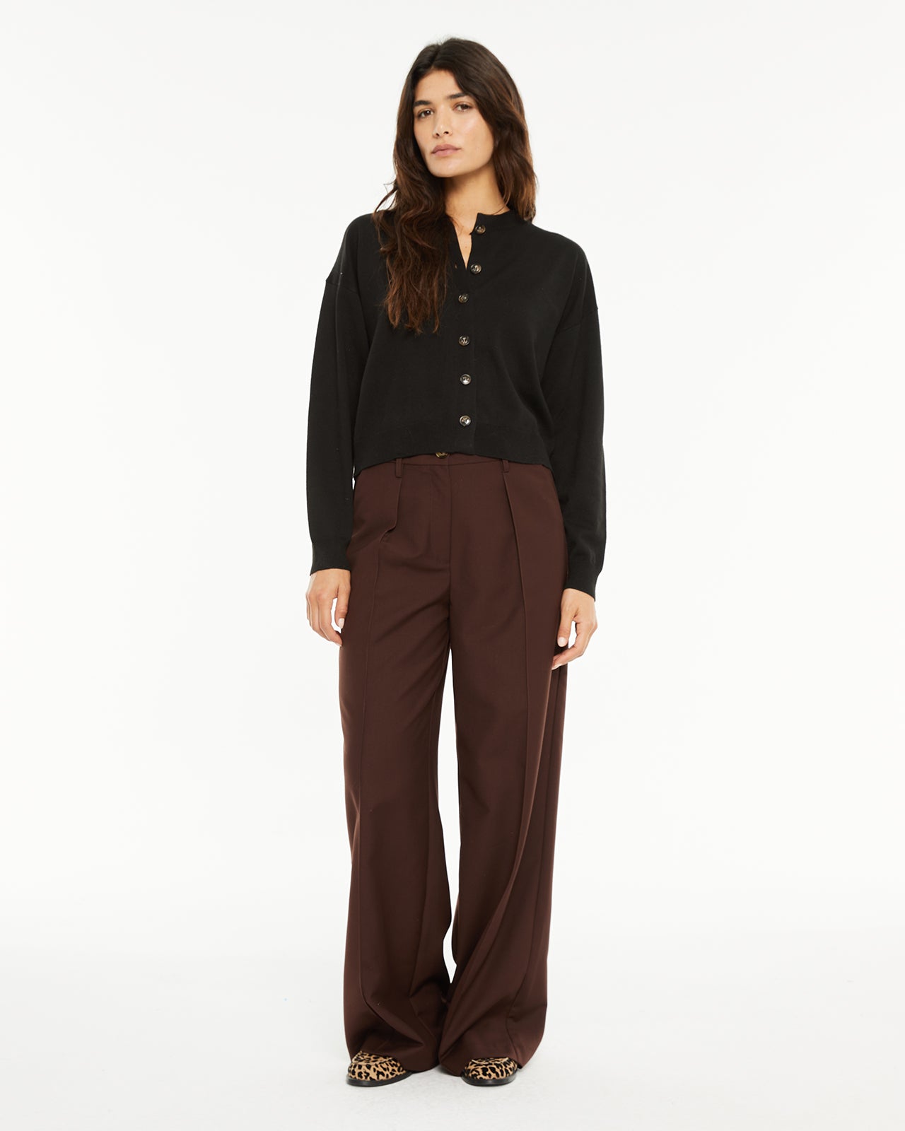 Cárdigan botones,detalle en tapeta