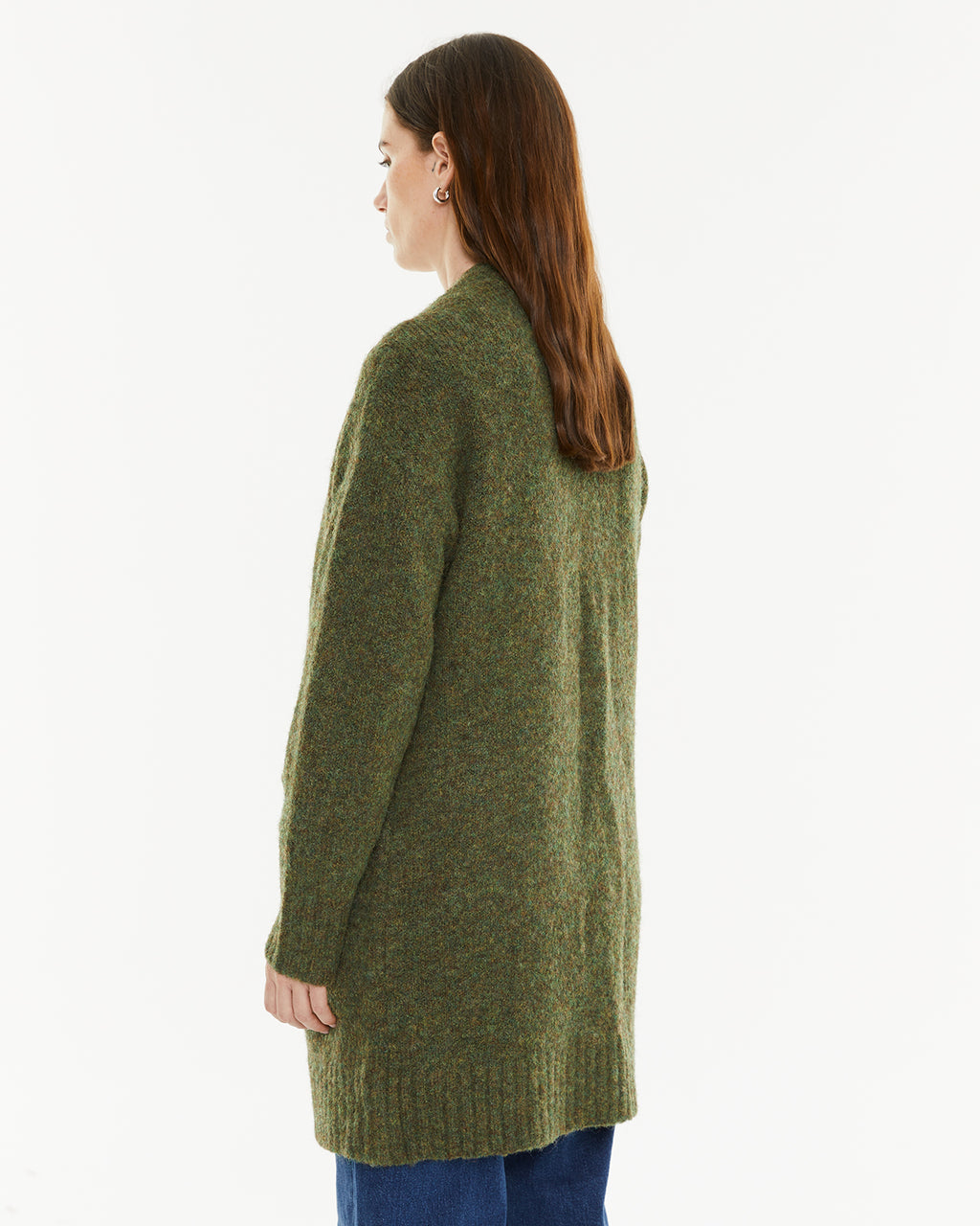 Chaqueta larga de punto