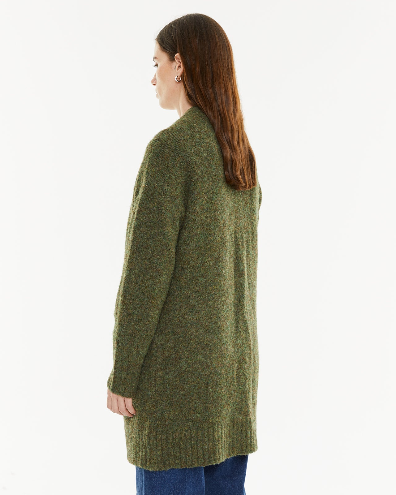 veste longue en maille