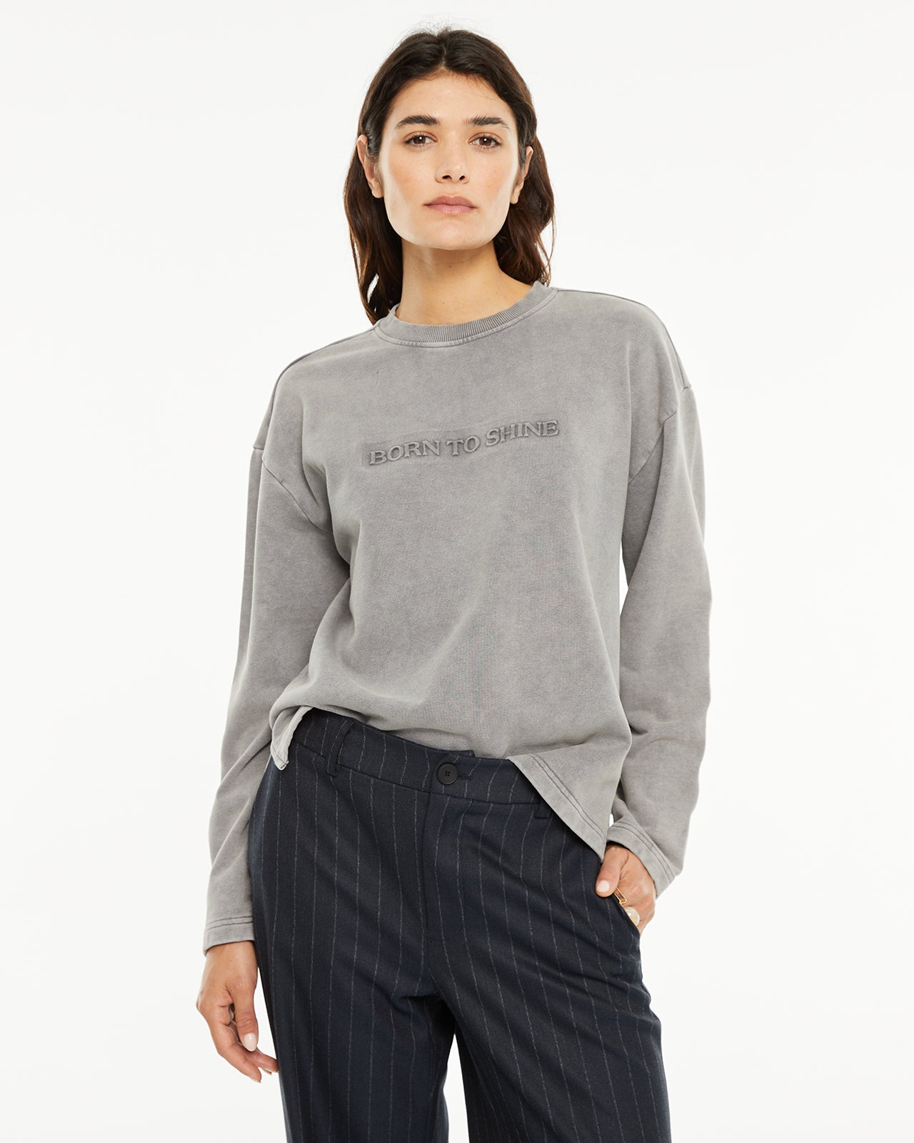 sweat-shirt brodé
