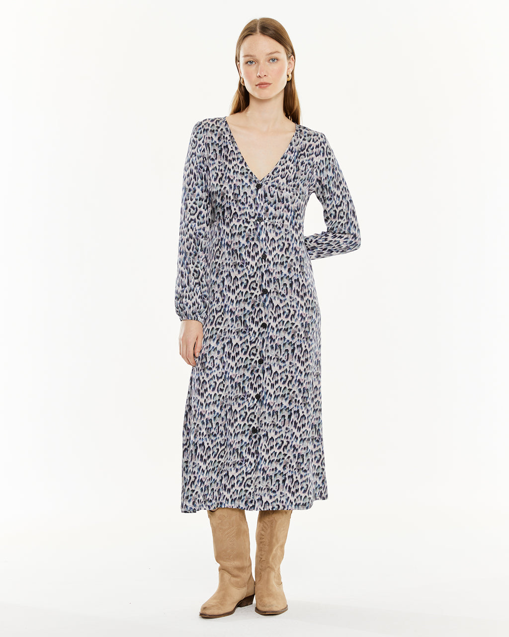 Vestido animal print