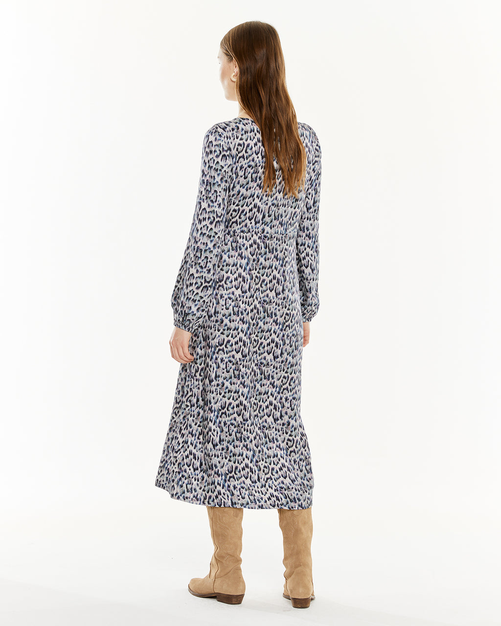 Vestido animal print