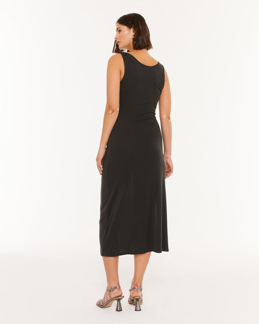 Vestido entallado fruncido