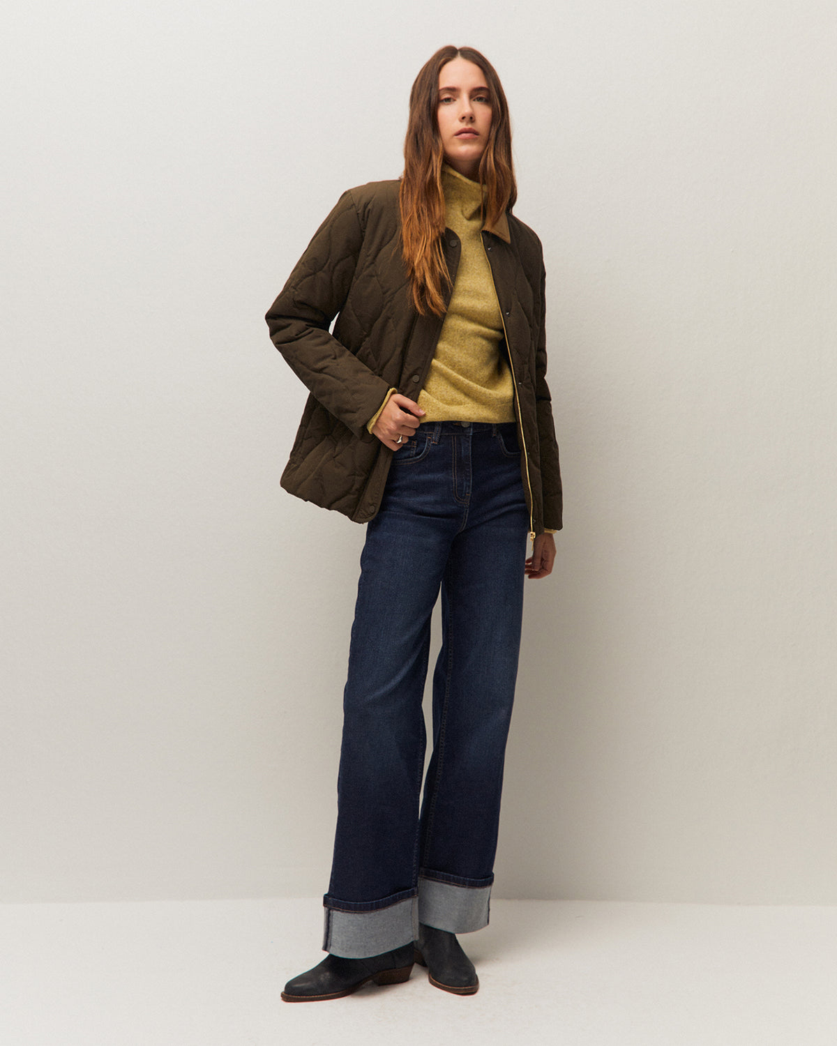 Anorak con cuello de pana