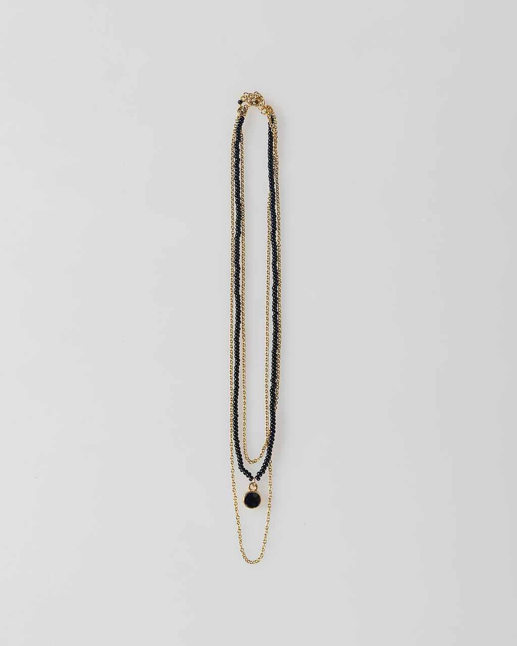 Collar doble negro