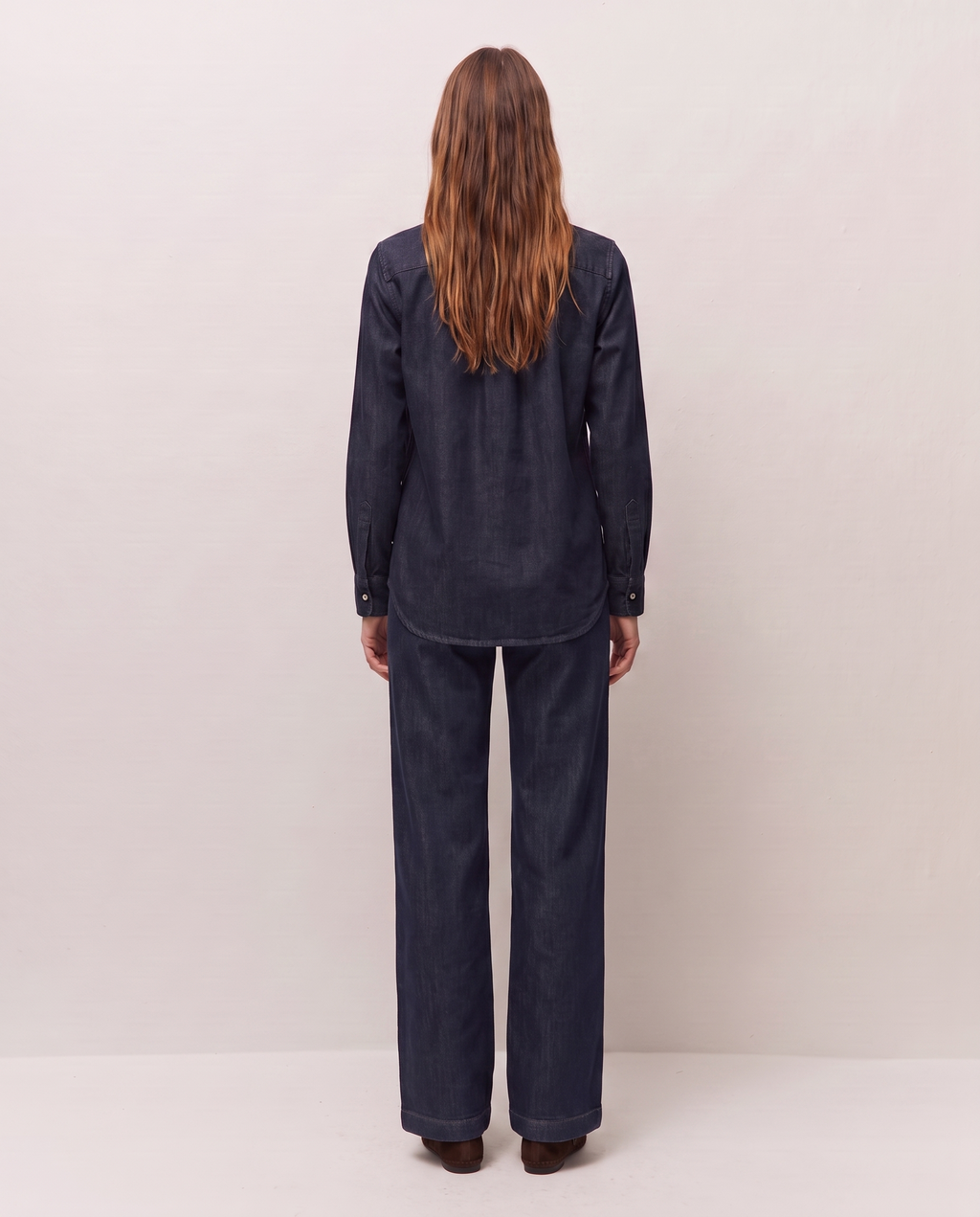 Camisa efecto denim