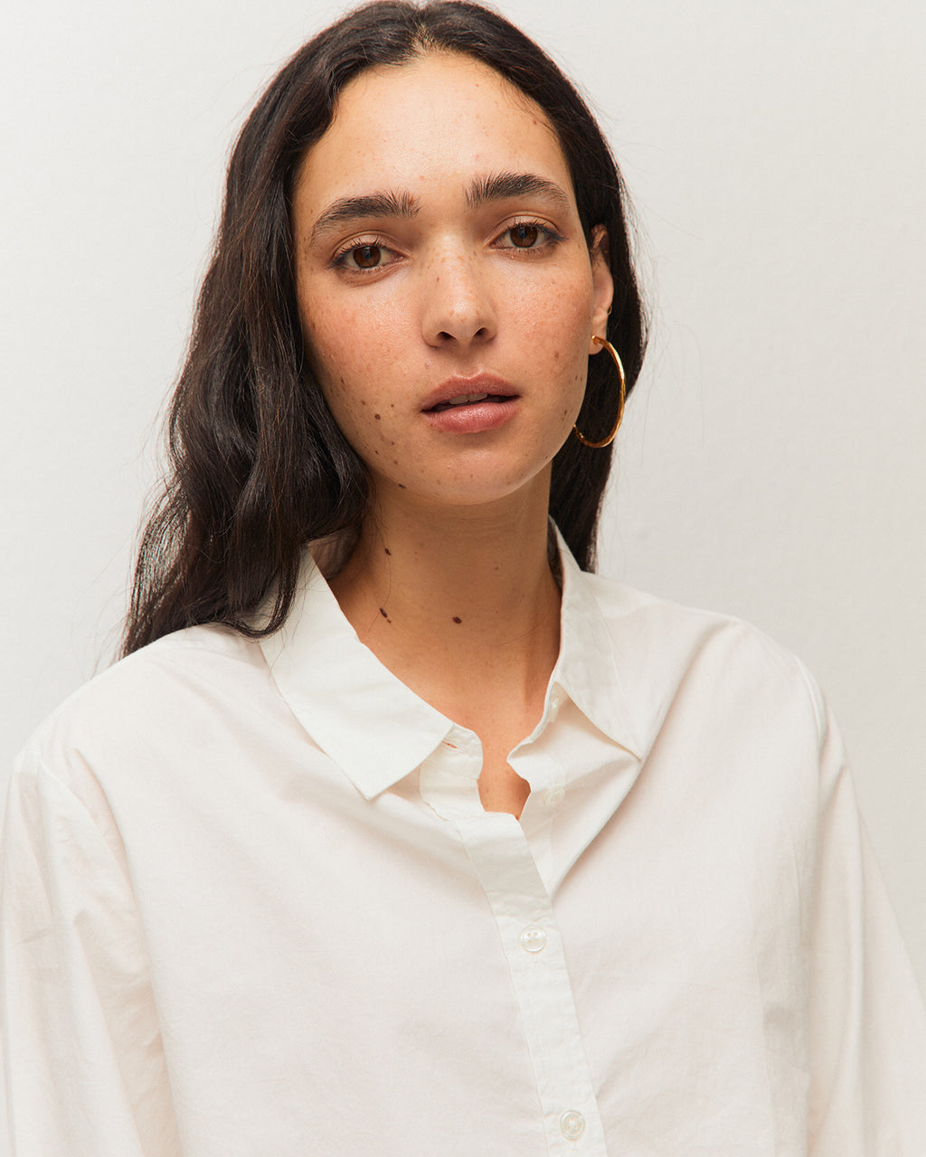 Camisa popelin blanca