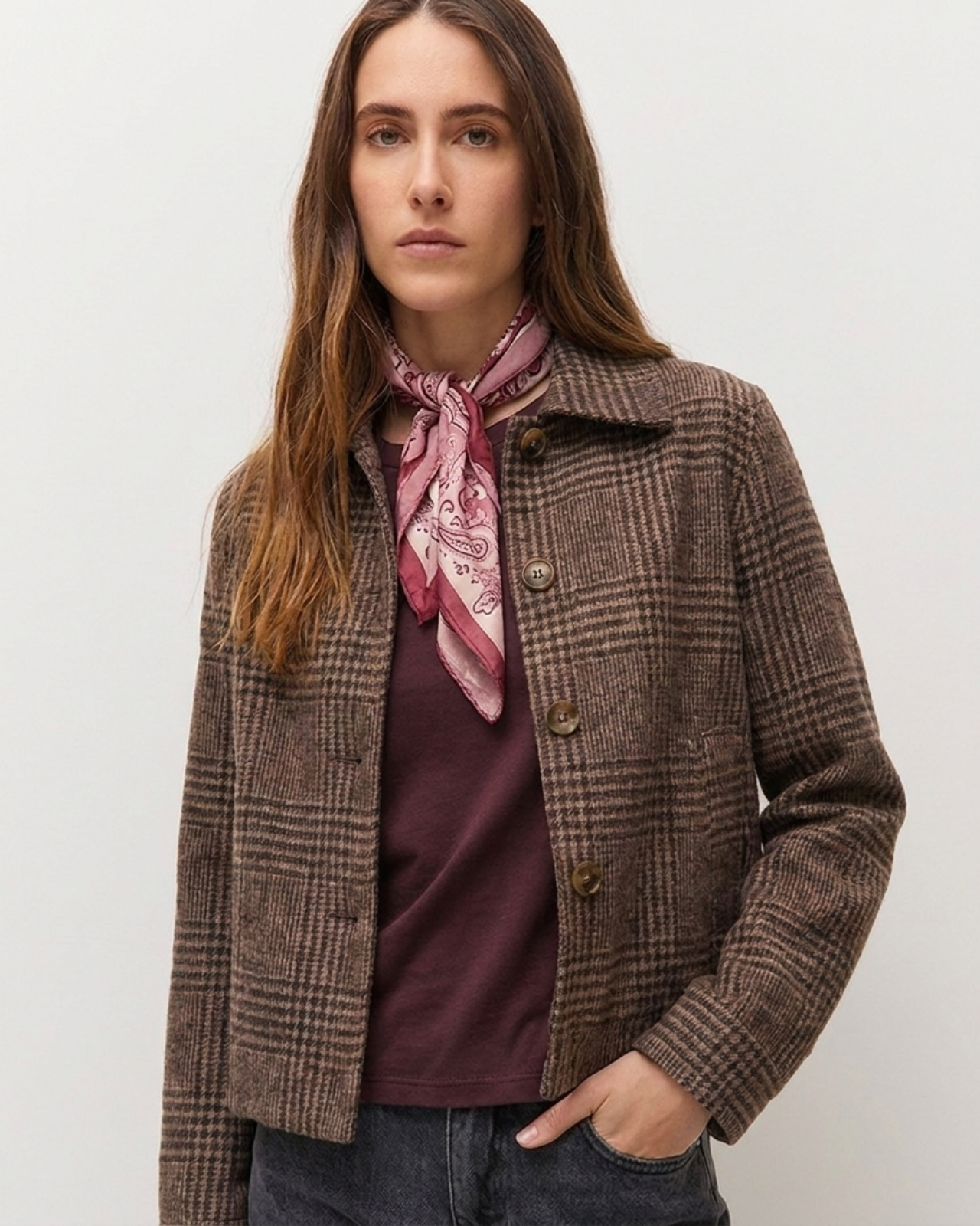 chaqueta cuadros