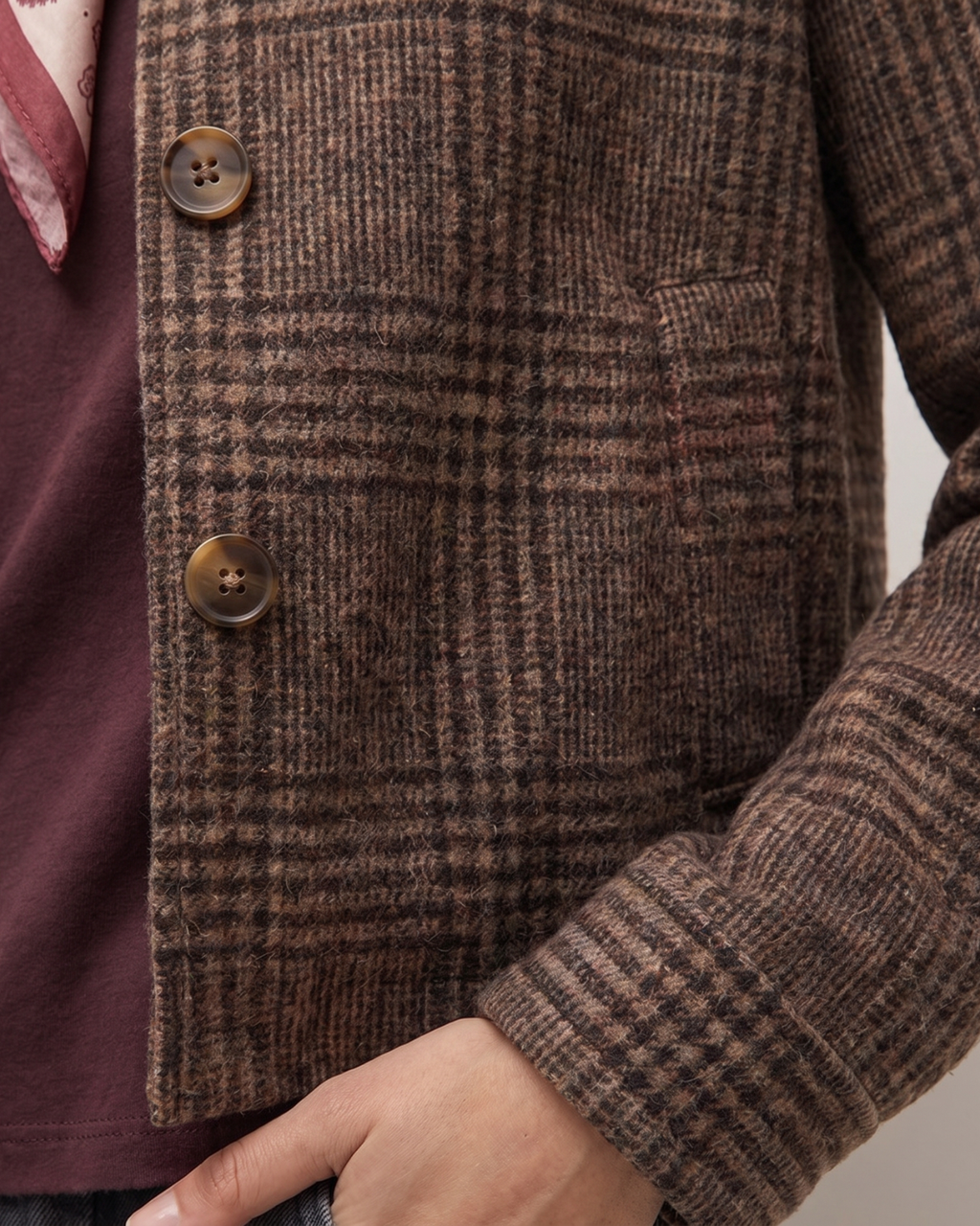chaqueta cuadros