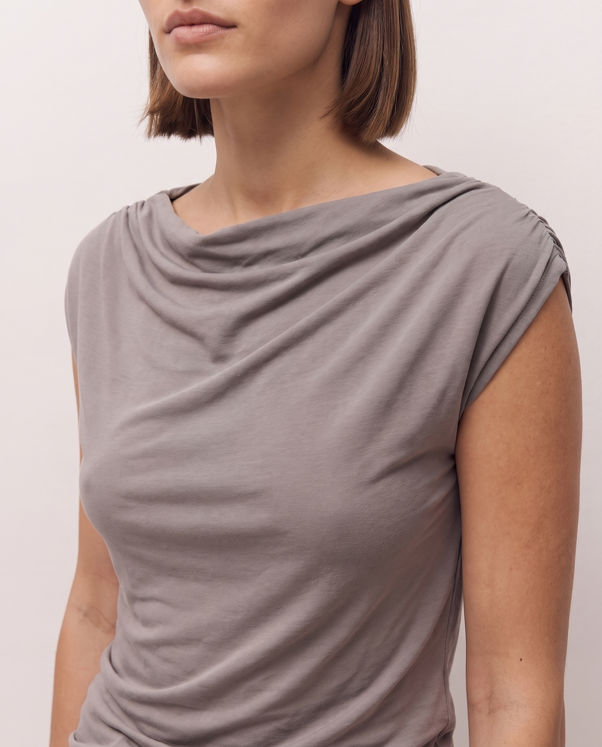 Top escote fluido