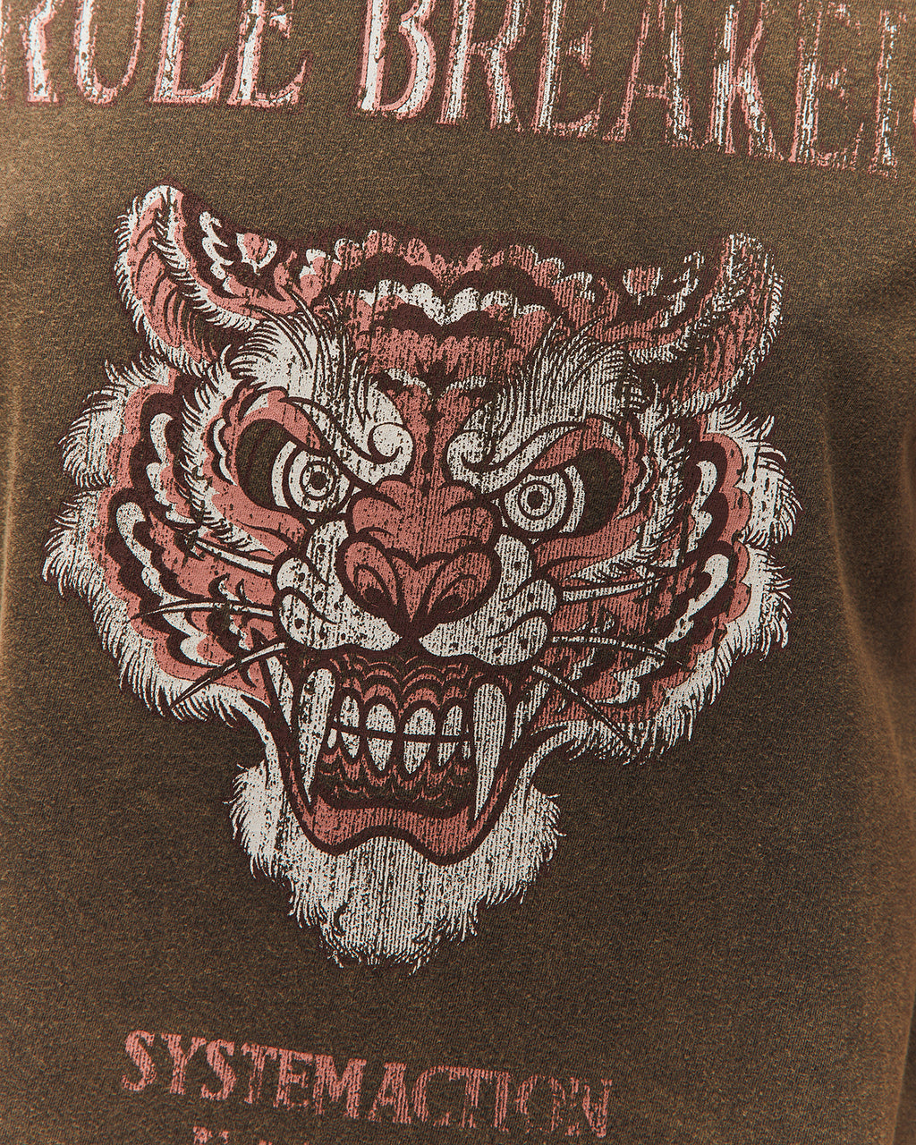 Camiseta manga corta print tigre
