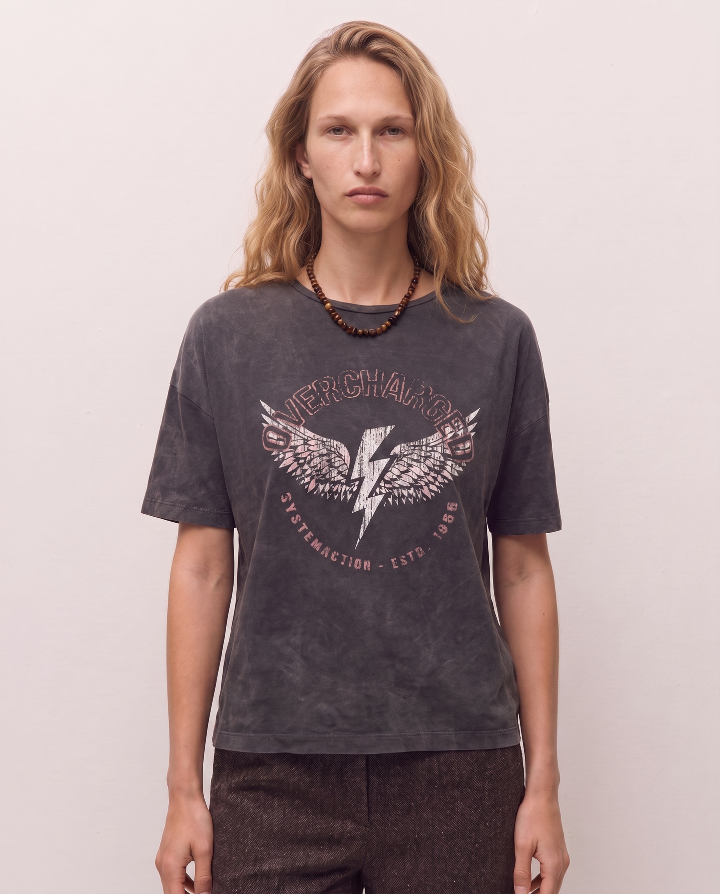 Camiseta oversize print alas