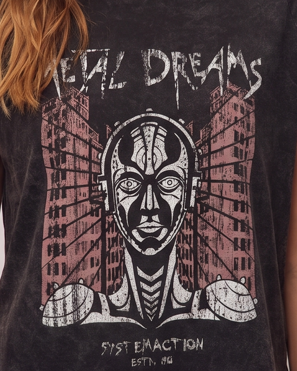 Camiseta print manga renglant