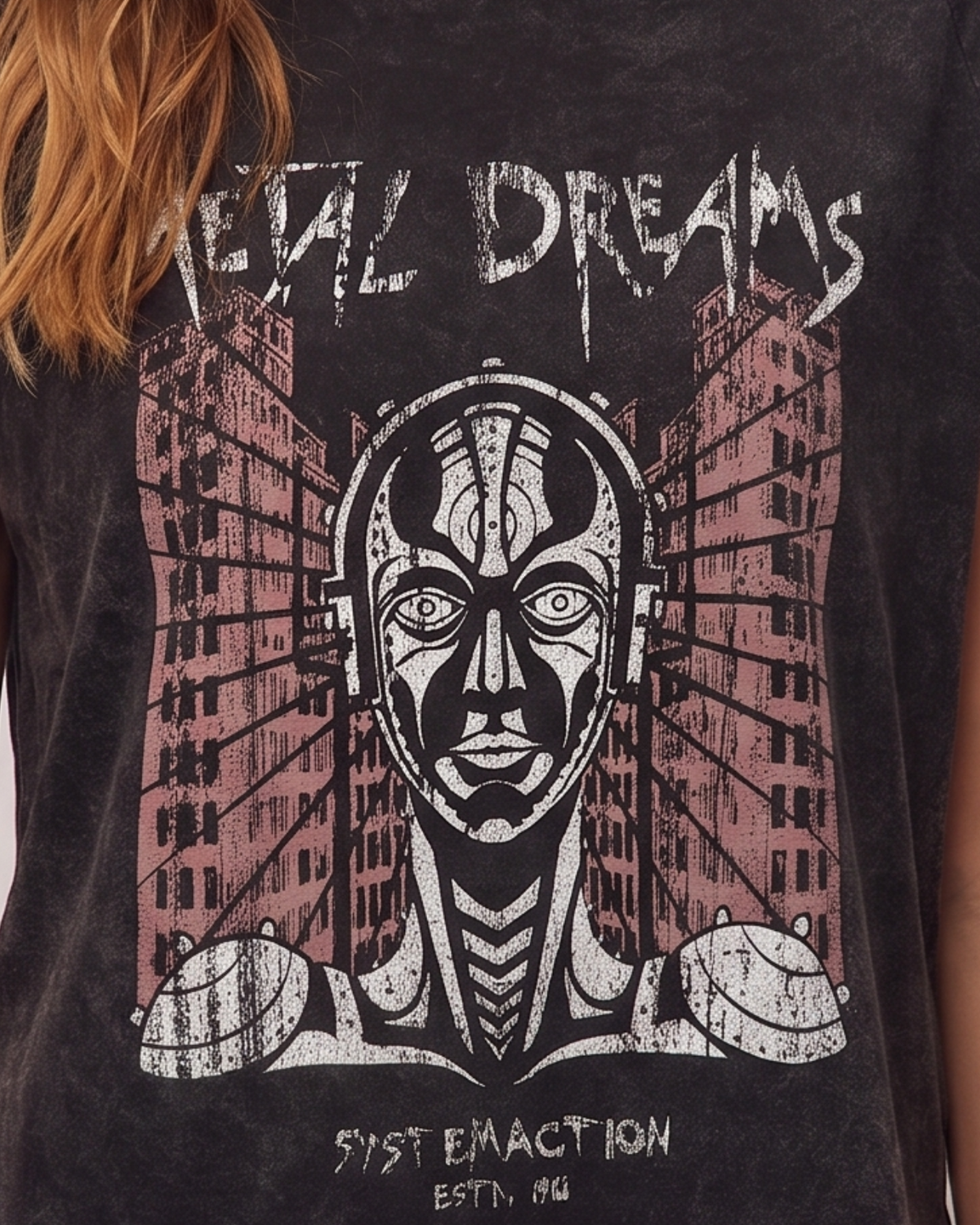 Camiseta print manga renglant