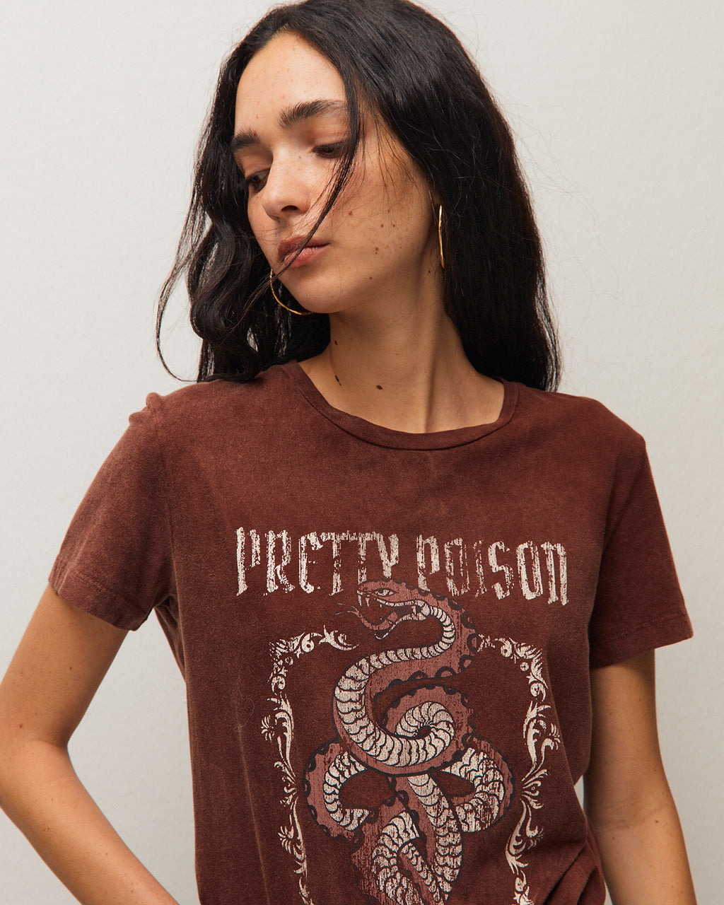 Camiseta manga renglant print