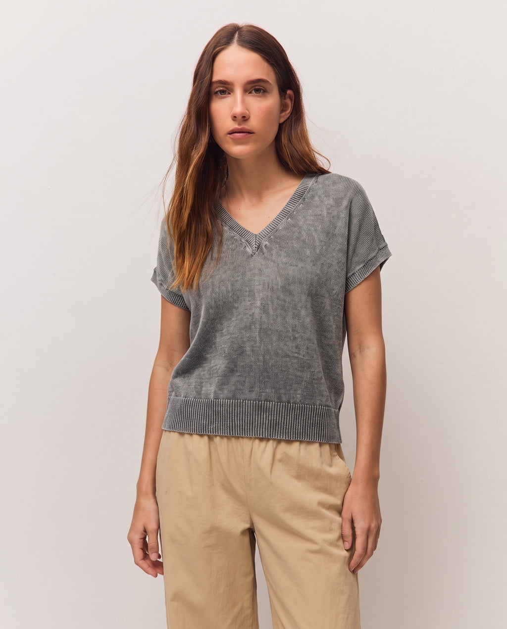 jersey cuello pico