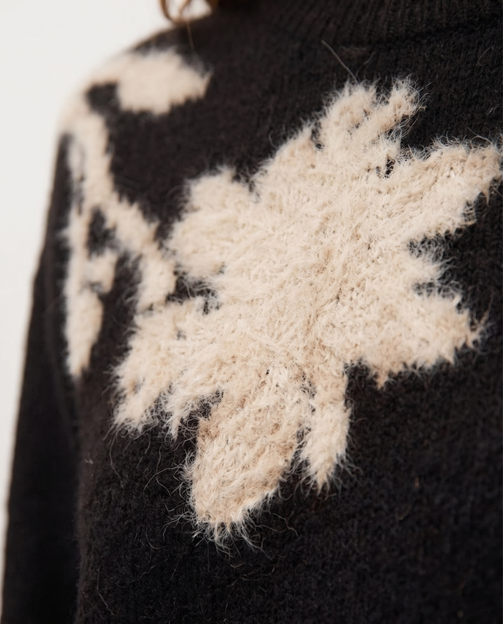 Jersey jacquard floral