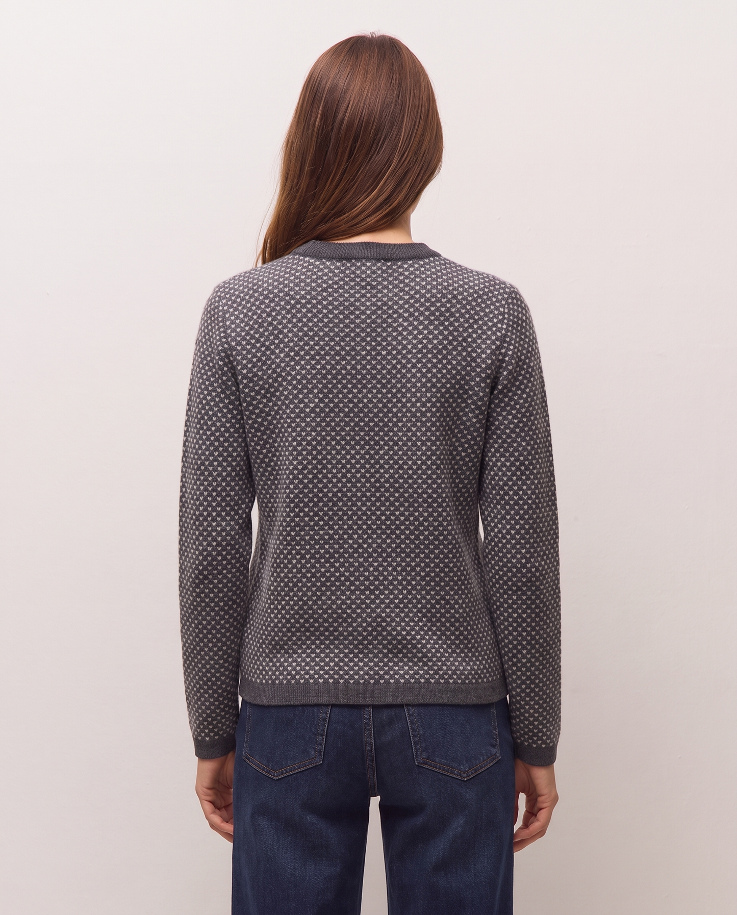 Jersey de jacquard geometrico