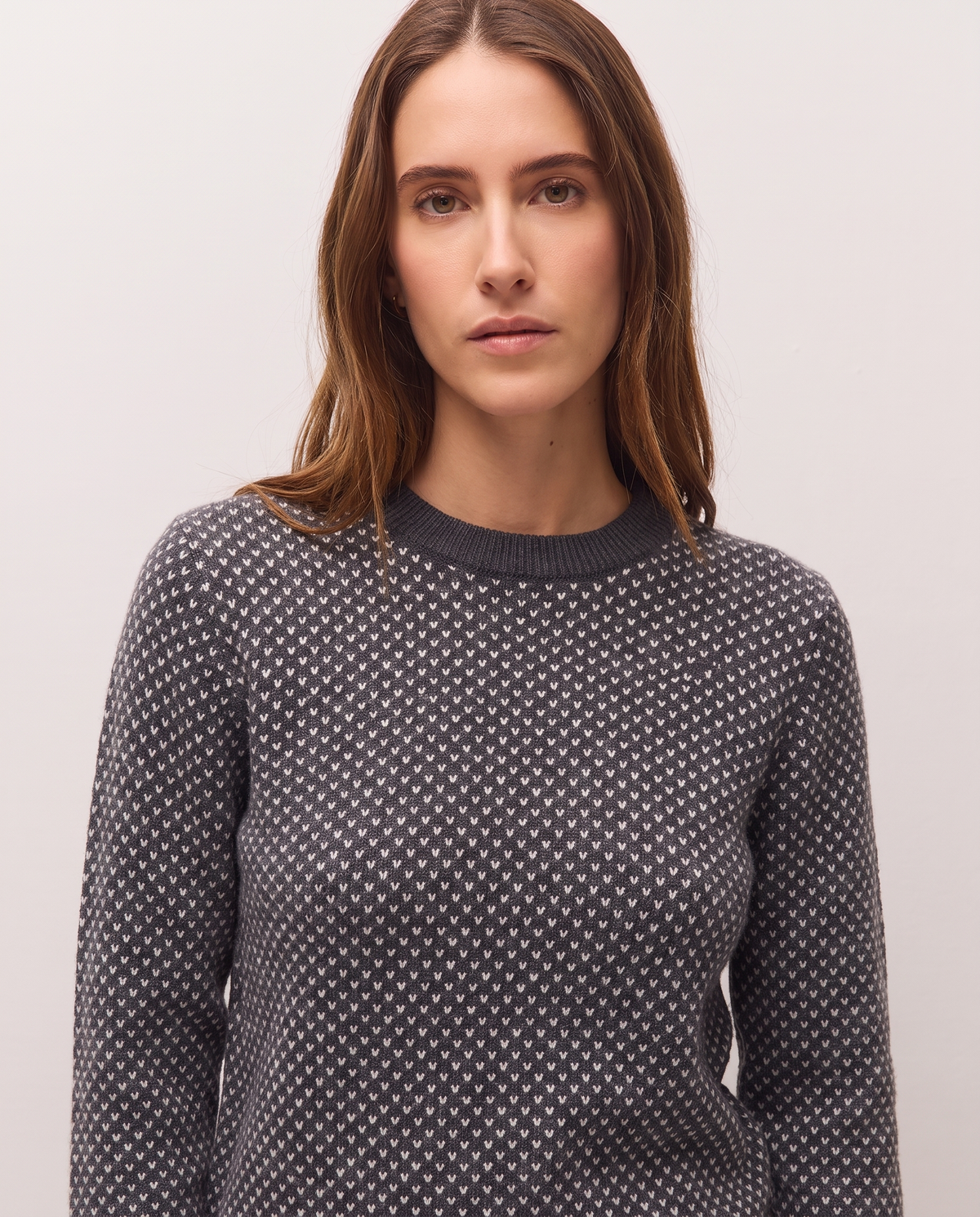 Jersey de jacquard geometrico