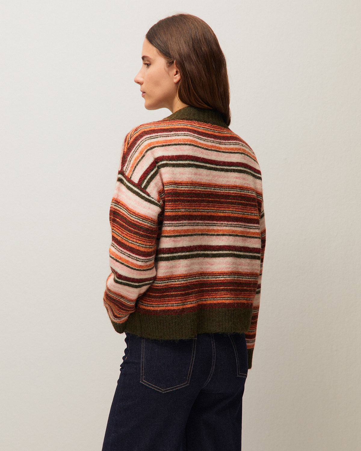 Jersey jacquard cuello perkins