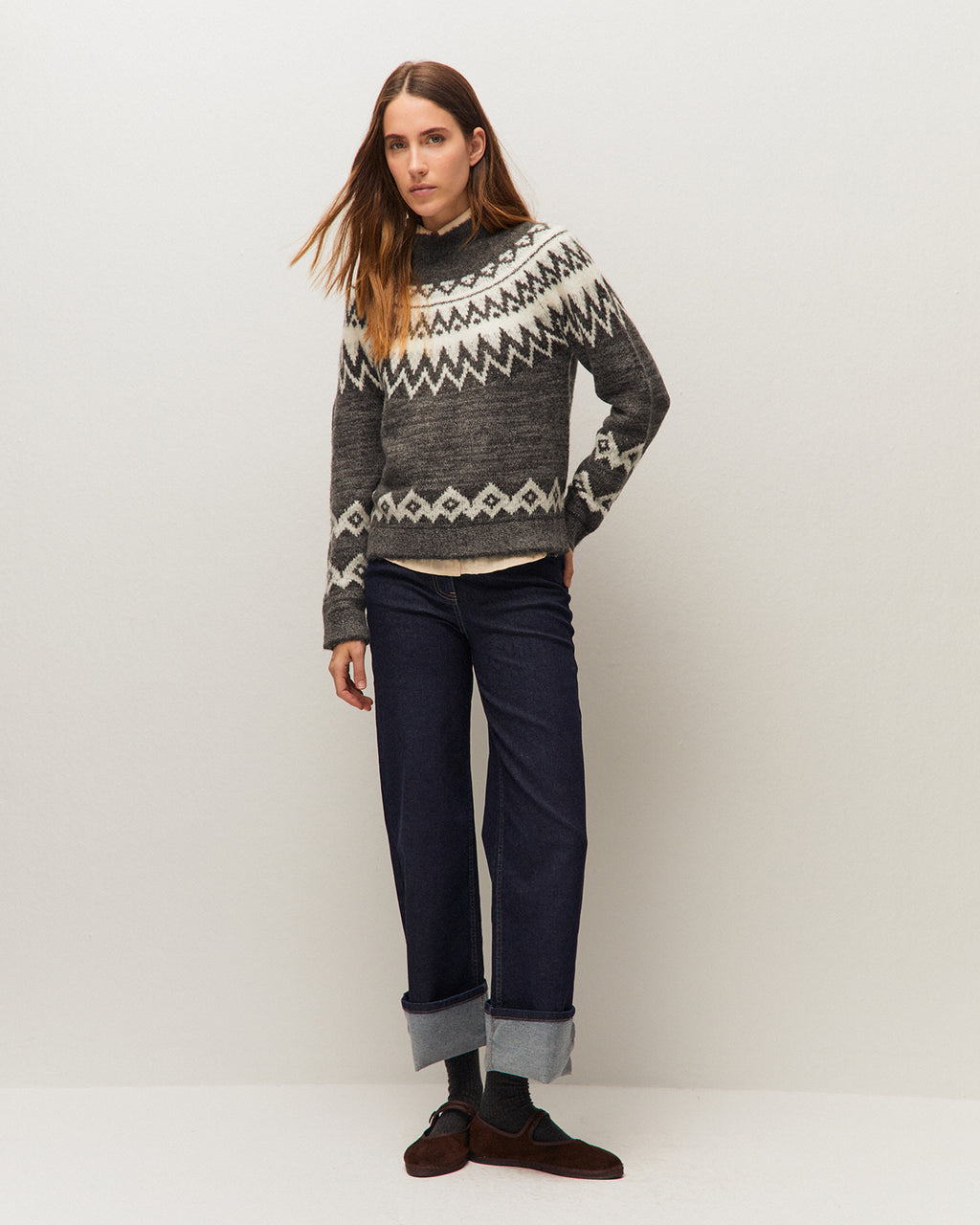 Jersey jacquard