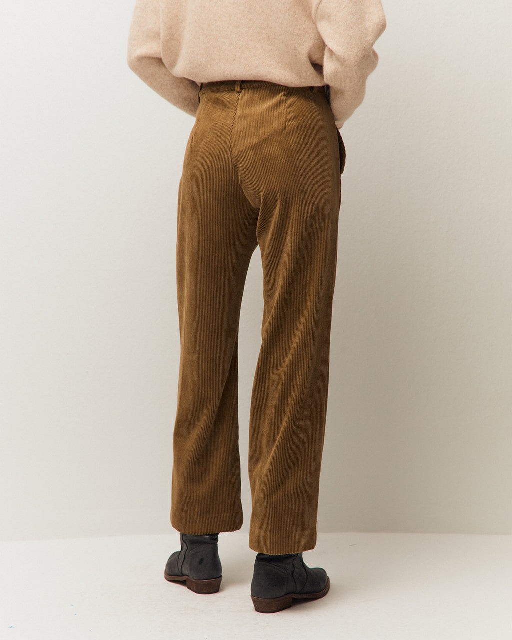 Pantalón pana recto