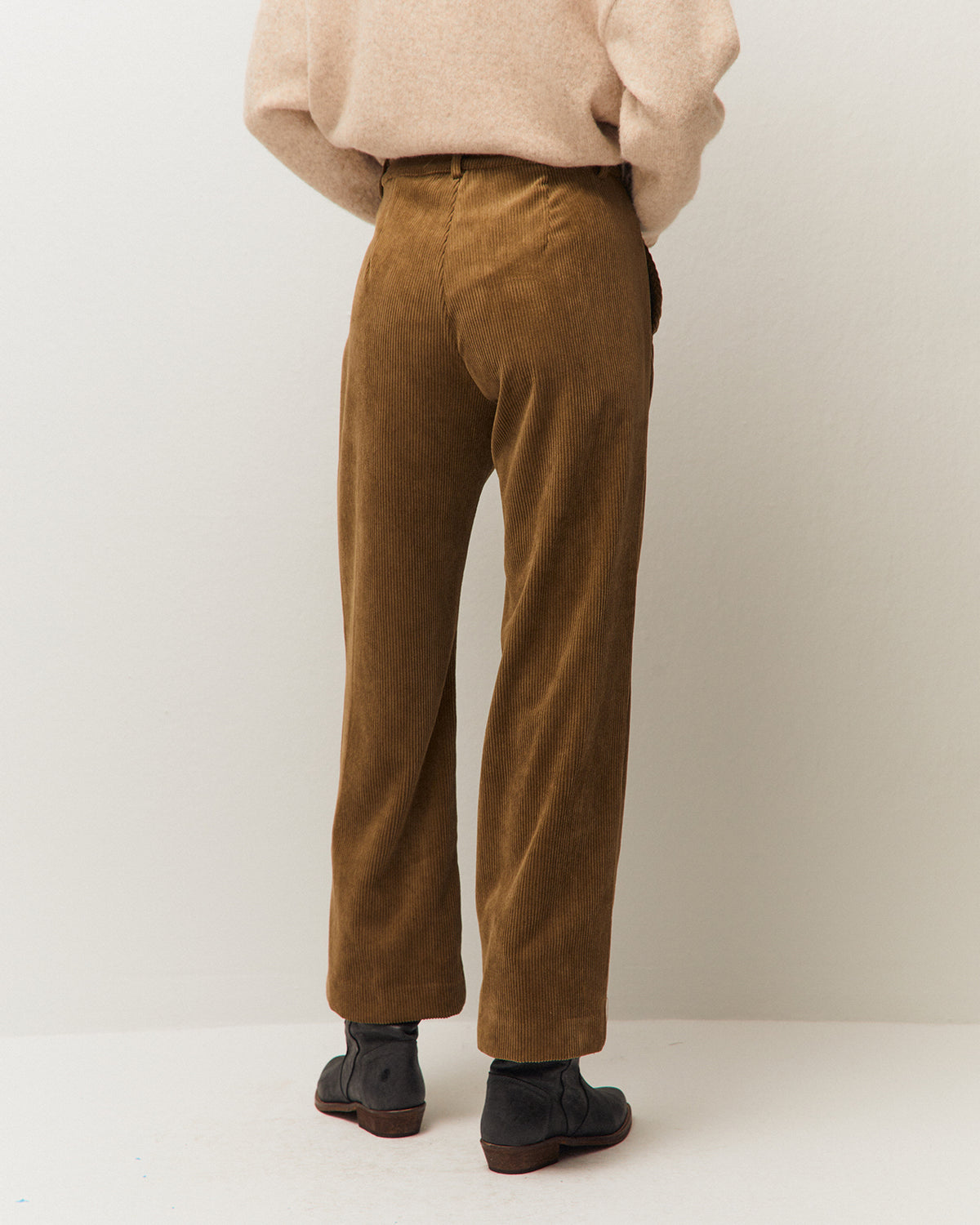 Pantalón pana recto