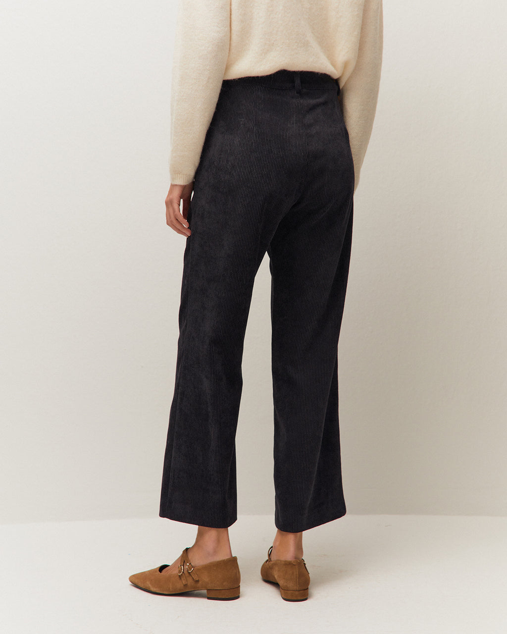 Pantalón pana recto