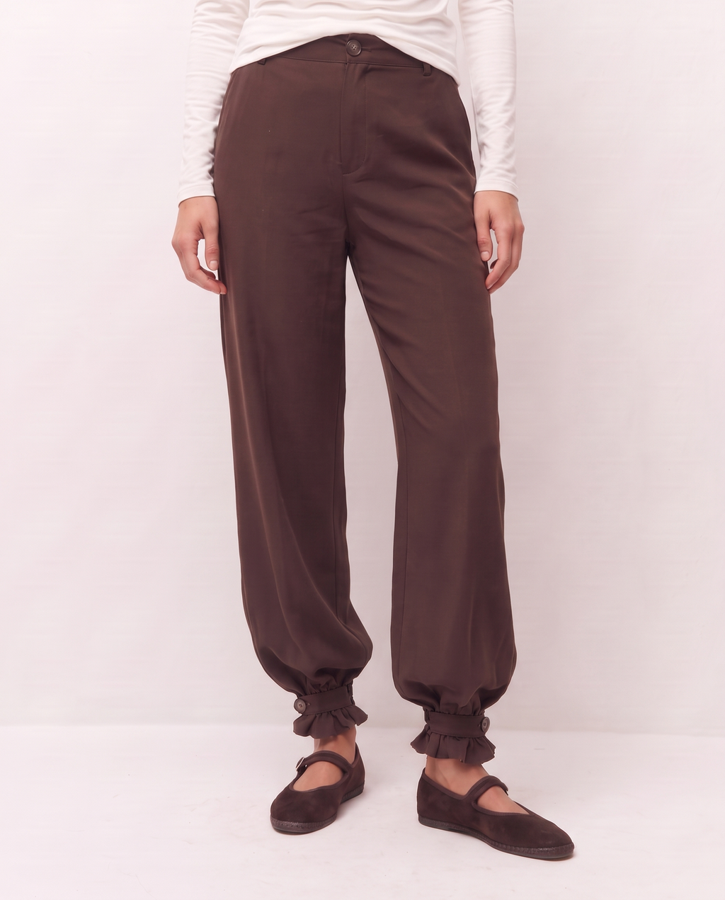 Pantalón fluido bombacho
