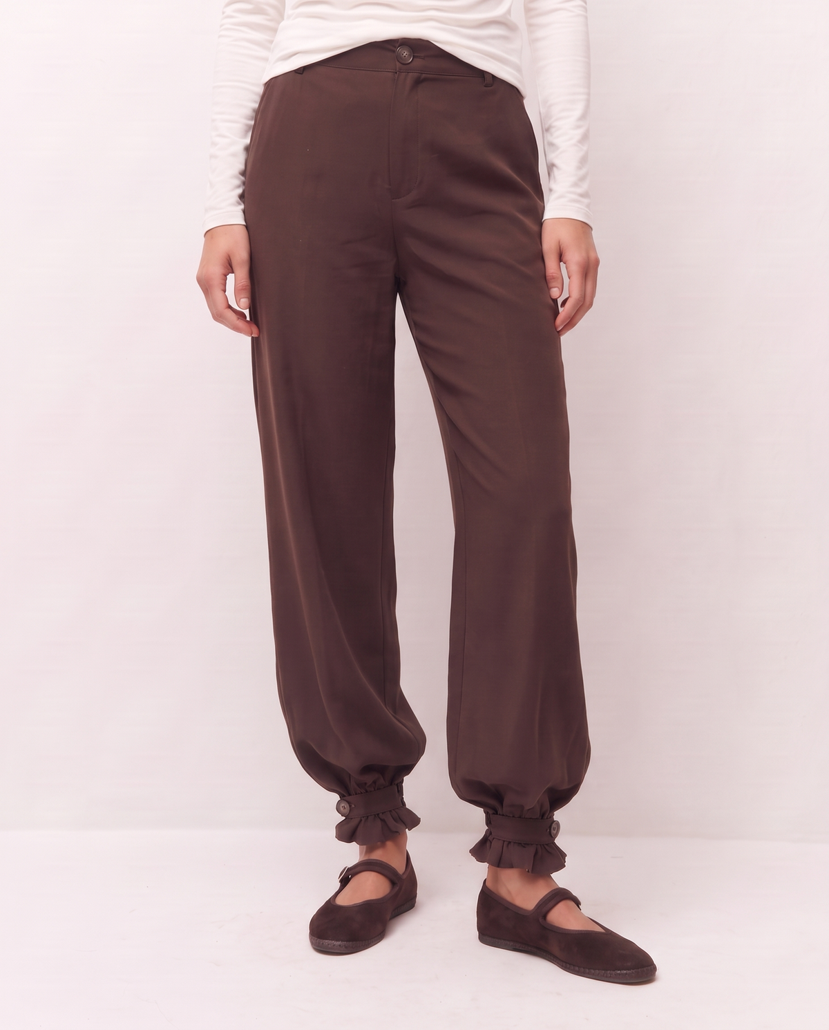Pantalón fluido bombacho