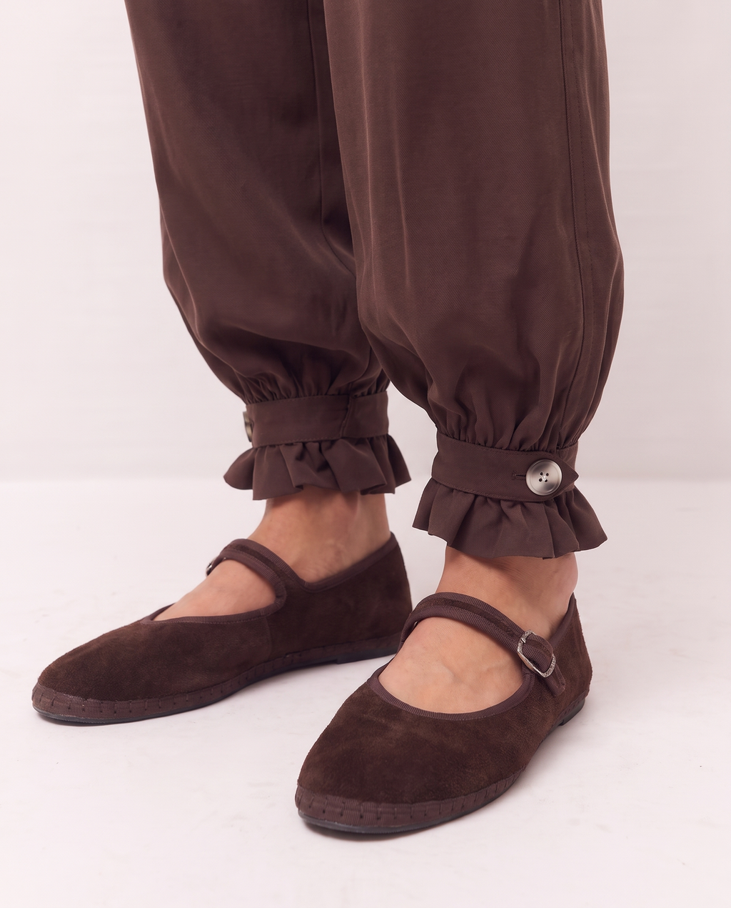 Pantalón fluido bombacho