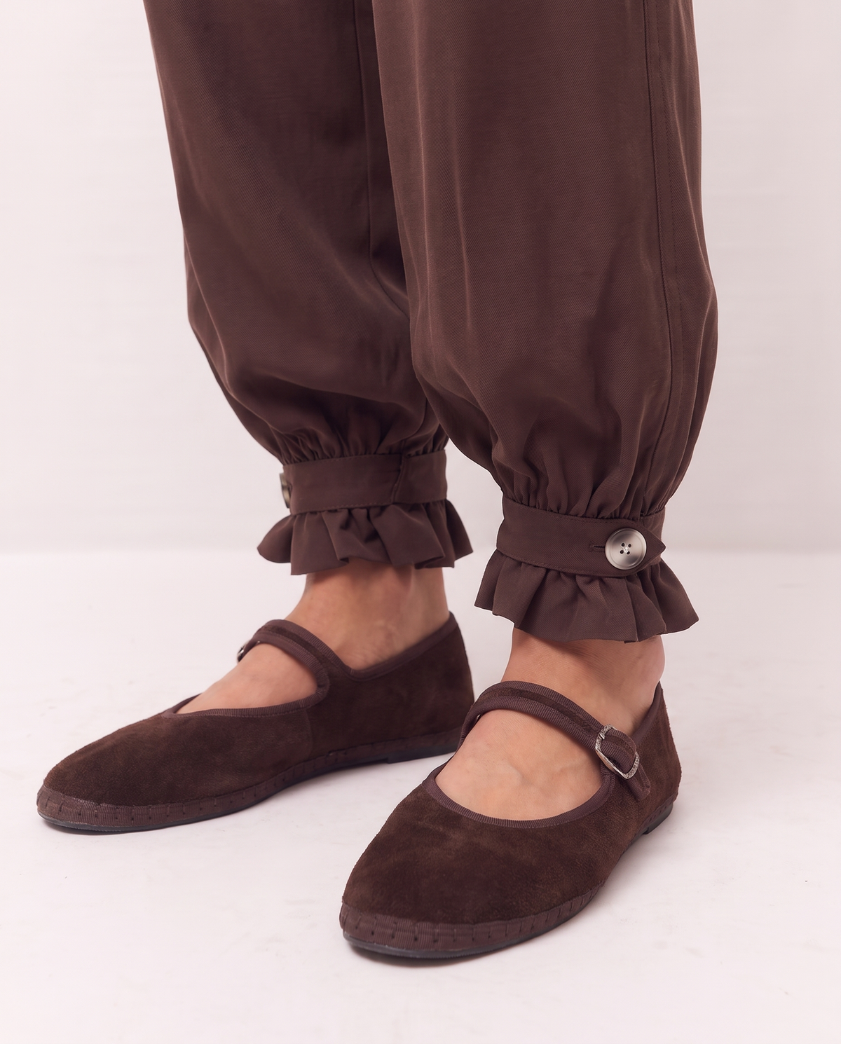 Pantalón fluido bombacho