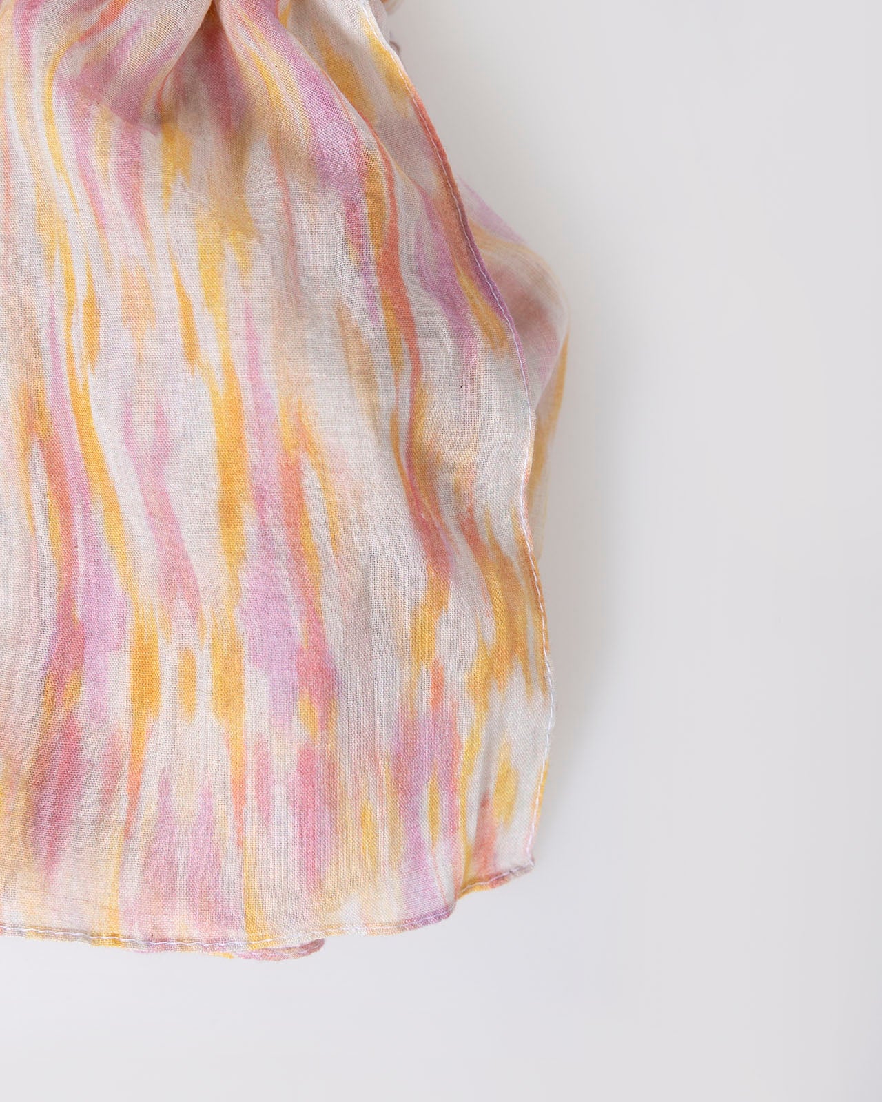 Écharpe chaude imprimée tie-dye multicolore