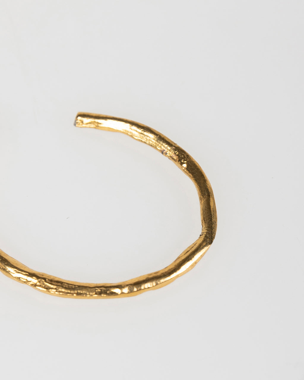 Oval hoop earrings