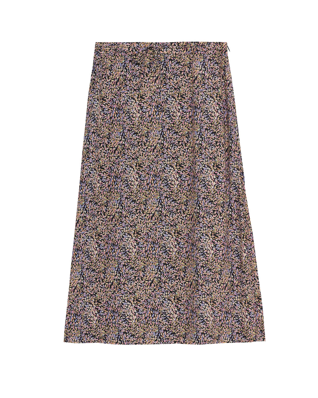 Printed skirt with drawstring detail at waist