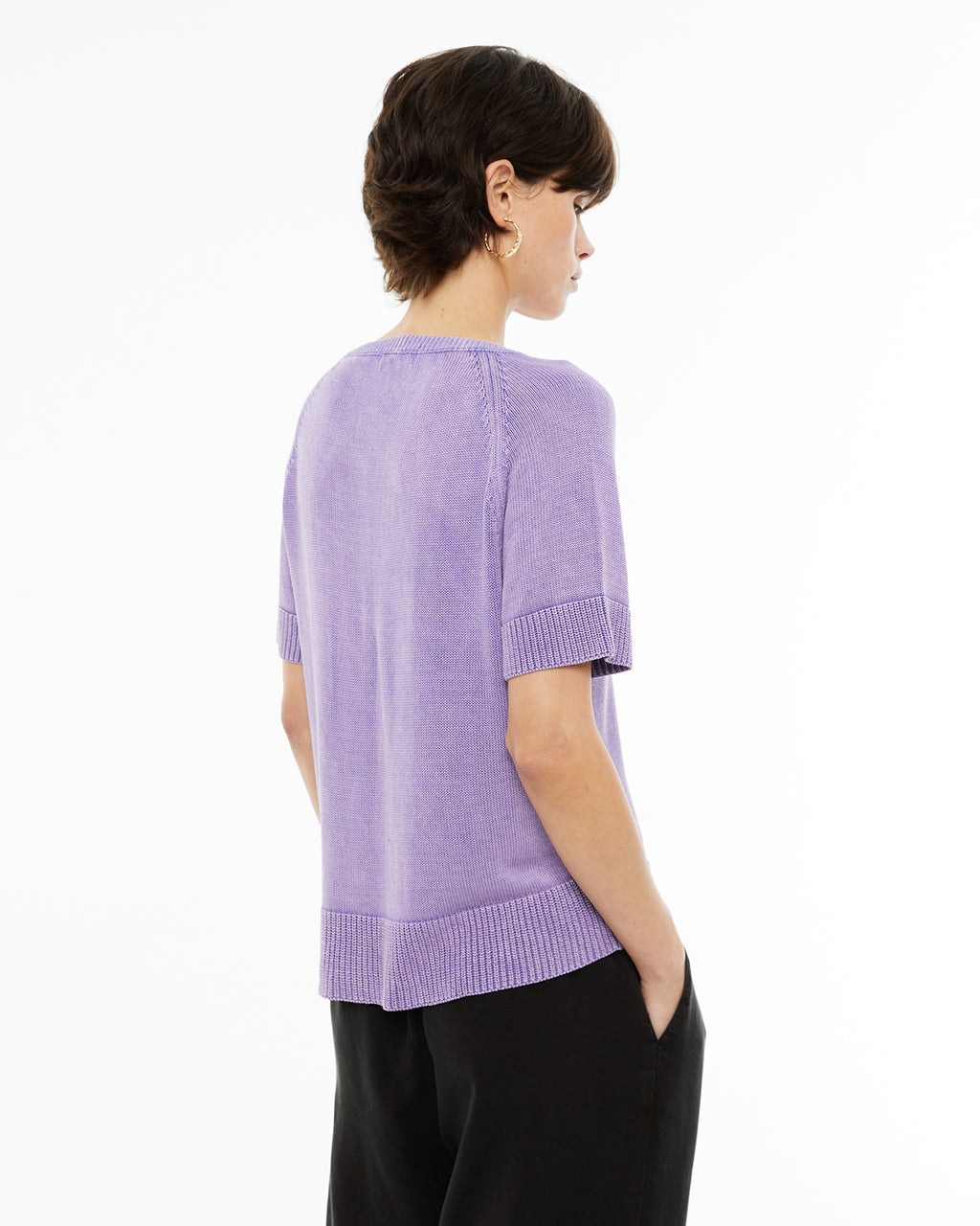 Oversized short-sleeved jersey