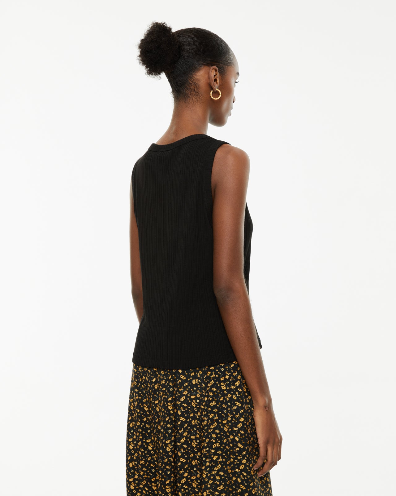 Haut ajusté sans manches à col licou