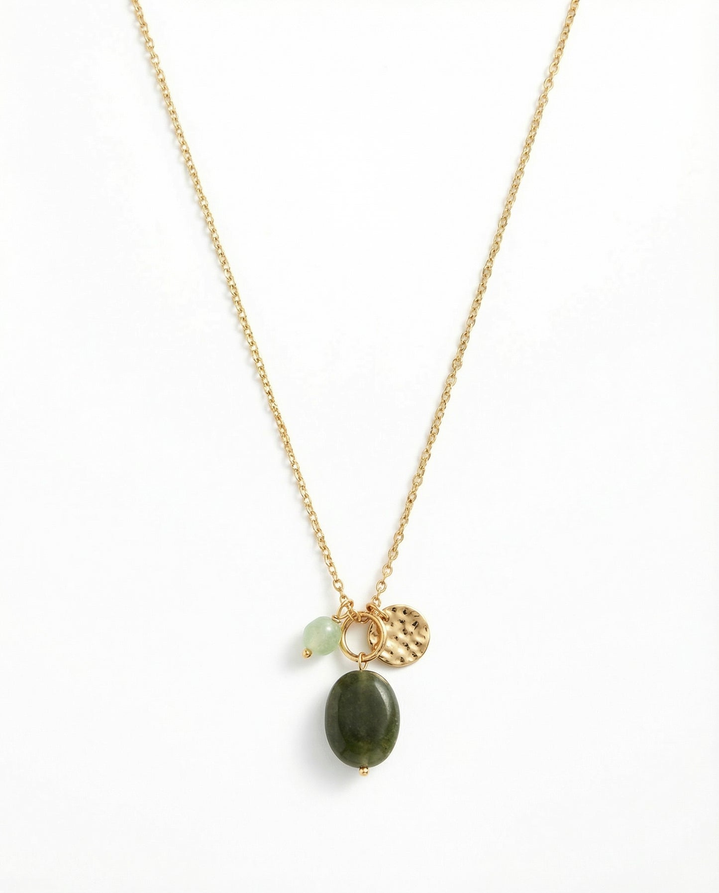 Collar piedra verde