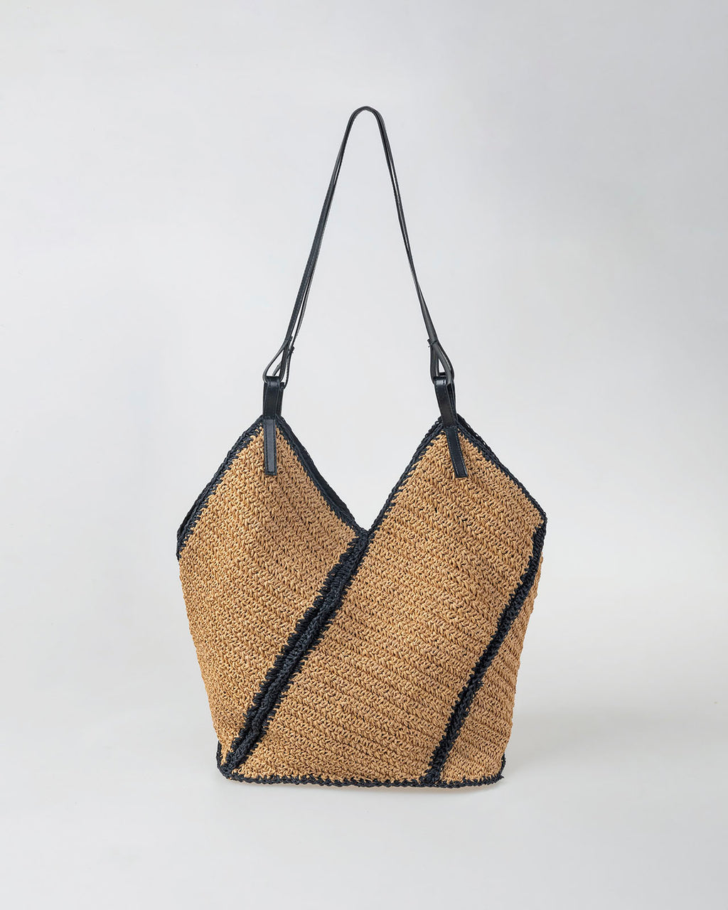 Bolso yute contraste