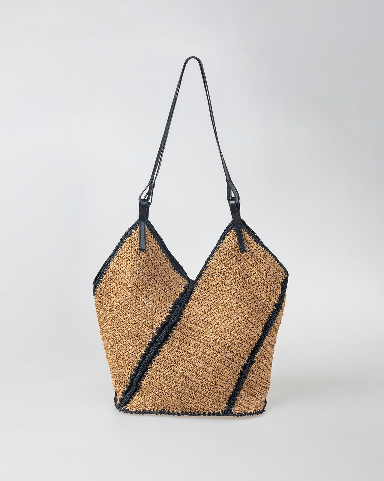 Bolso yute contraste