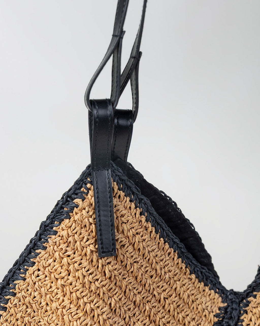 Bolso yute contraste