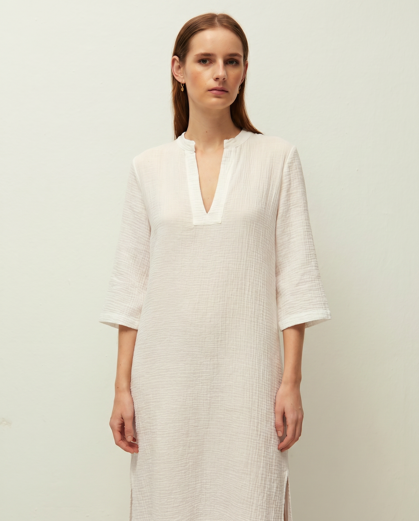 Robe midi caftan.