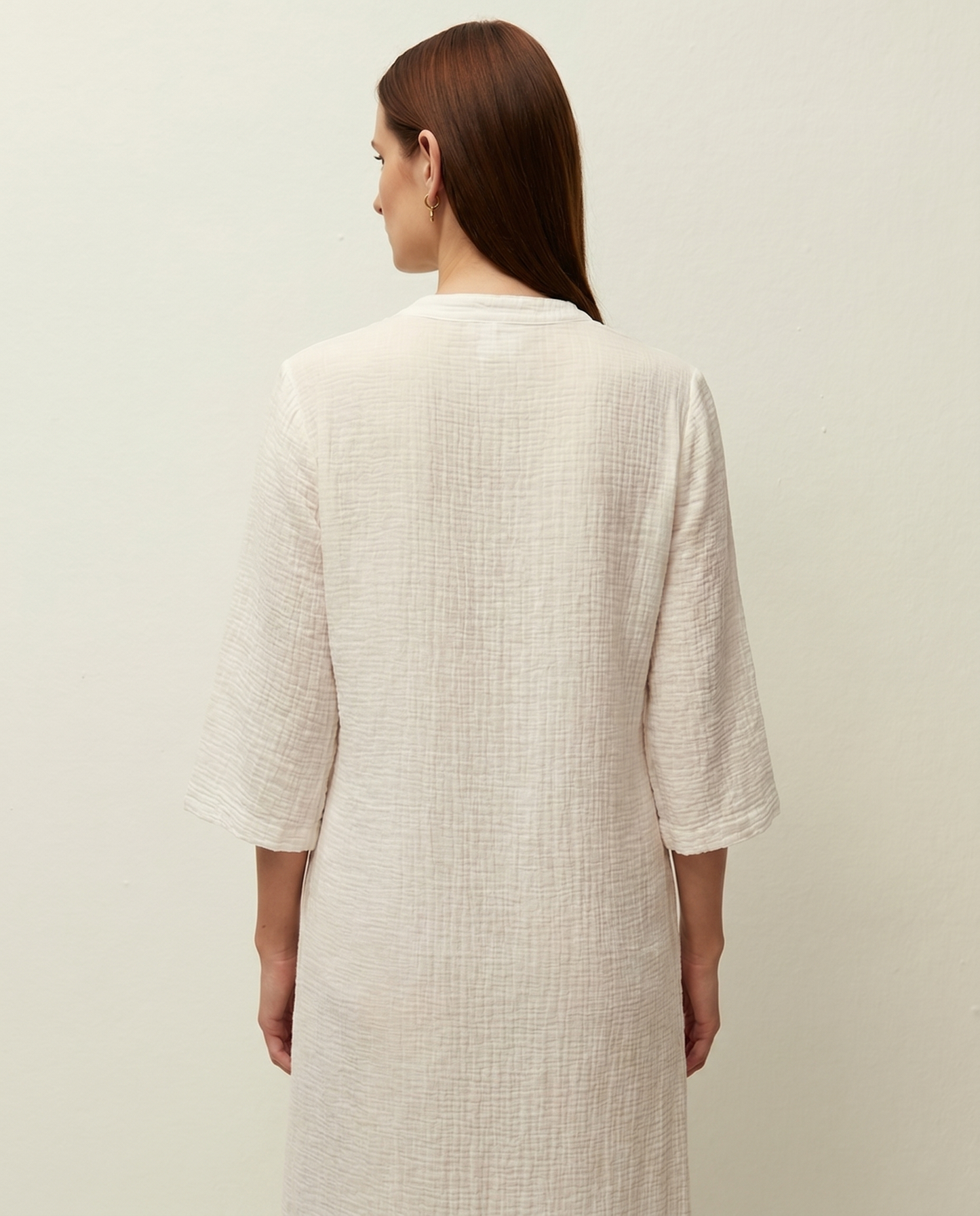Robe midi caftan.