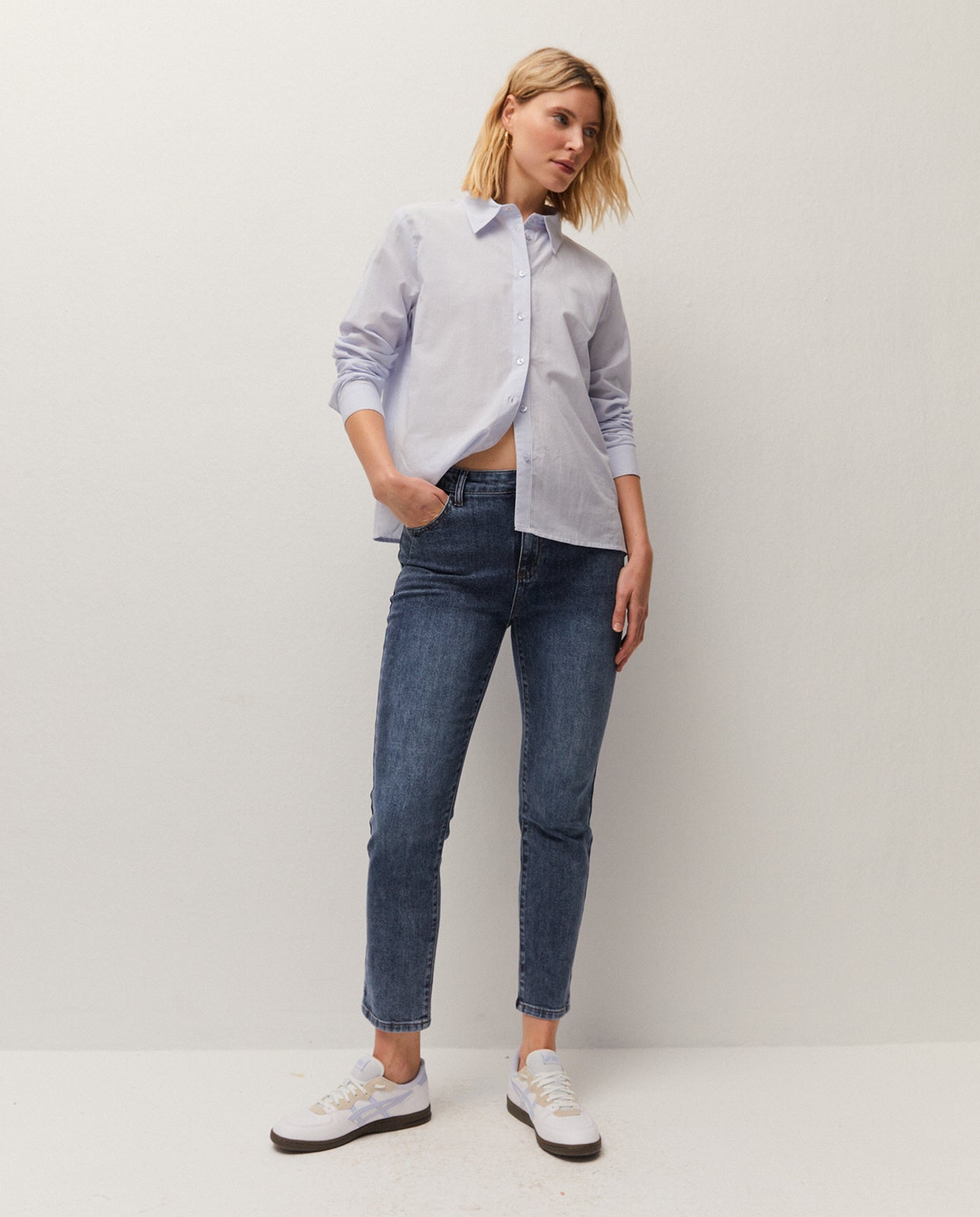 Camisa chambray