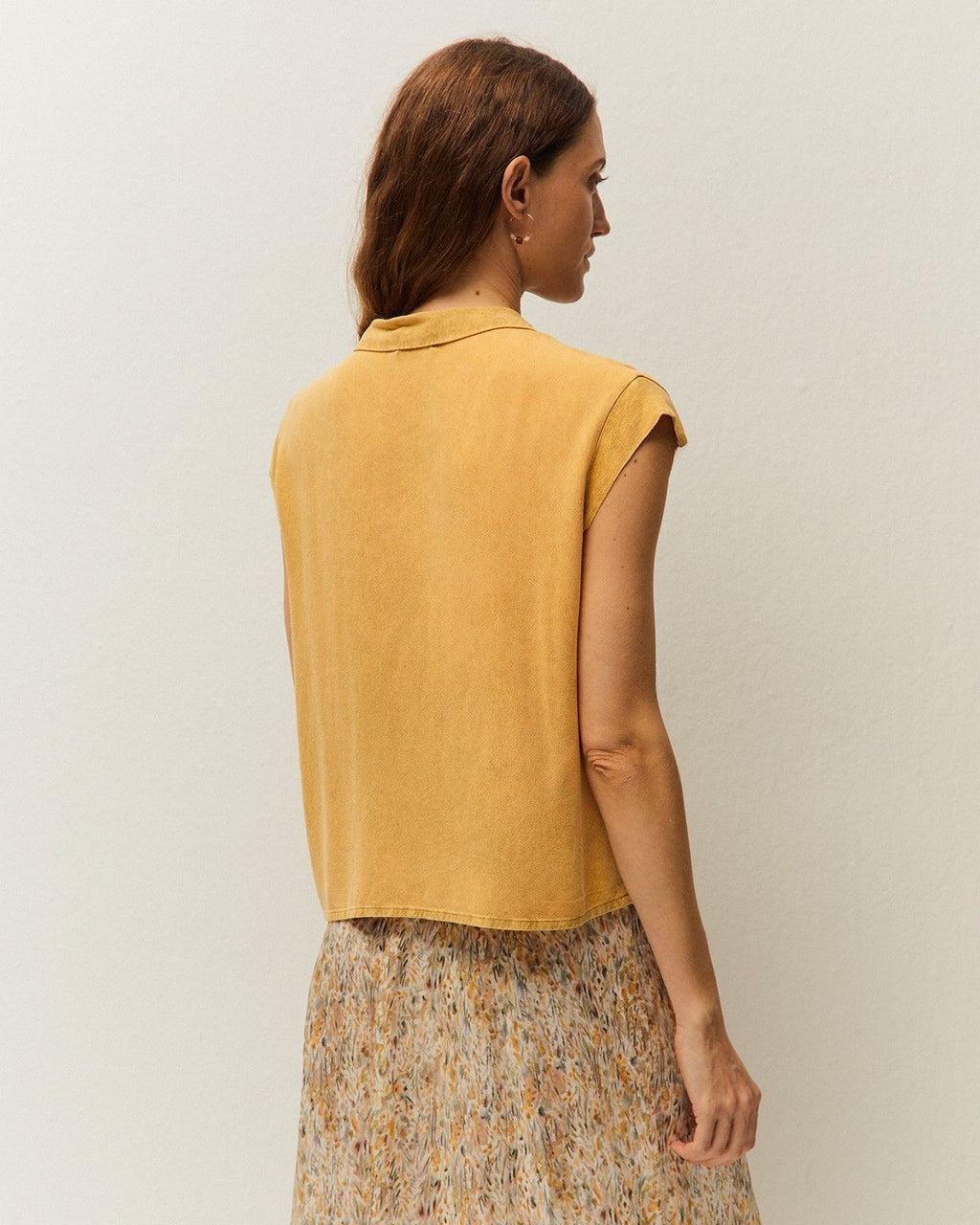 Camisa con efecto delavado